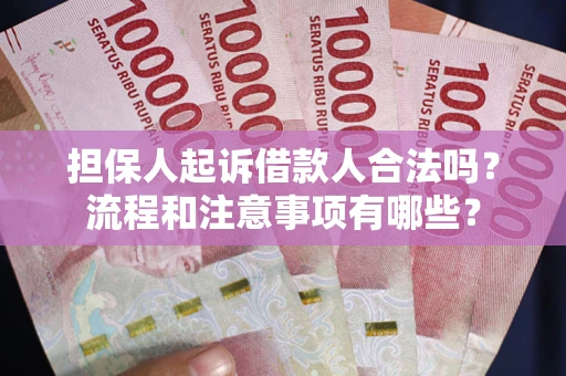 北京担保人起诉借款人合法吗？流程和注意事项有哪些？