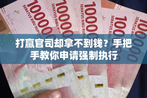 北京打赢官司却拿不到钱？手把手教你申请强制执行
