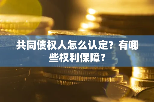 北京共同债权人怎么认定？有哪些权利保障？