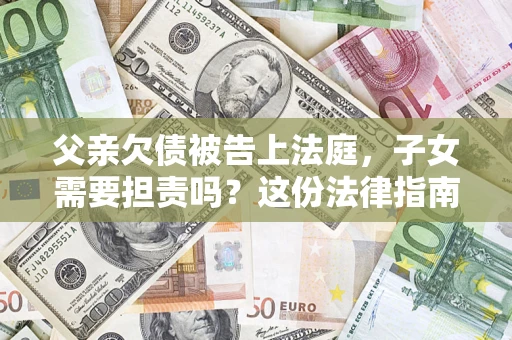 北京父亲欠债被告上法庭，子女需要担责吗？这份法律指南必须看完
