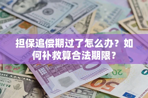 北京担保追偿期过了怎么办？如何补救算合法期限？