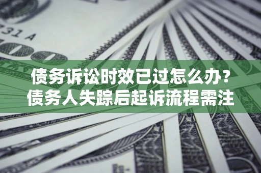北京债务诉讼时效已过怎么办？债务人失踪后起诉流程需注意什么？